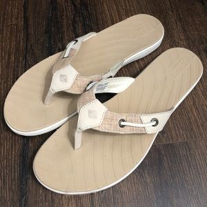 Sperry Seabrook Tan Sandals Flip Flops